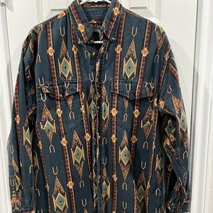 Vintage Western Aztec shirt